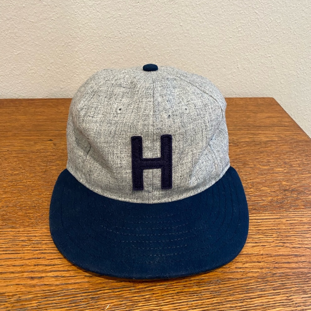 Huckberry Ebbets Field Flannels Wool Strapback Hat Cap Made USA